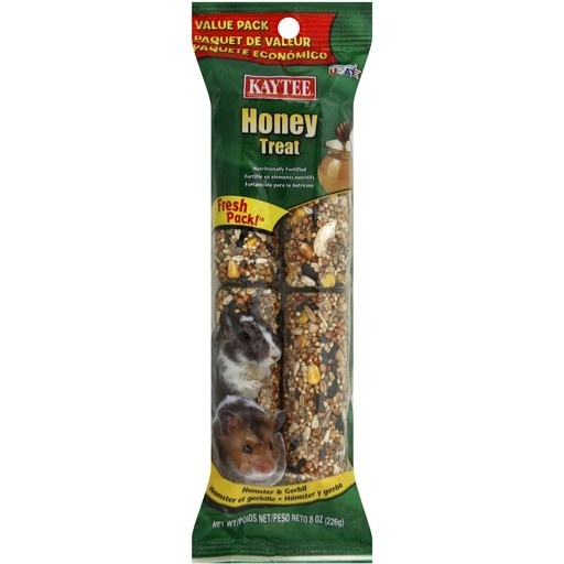 slide 1 of 1, Kaytee Forti-Diet Pet Food Treat Honey Hamster & Gerbil Value Pack, 8 oz