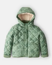 Carter's Boys Minecraft® Hooded Heavyweight Winter Jacket - Green Green 5