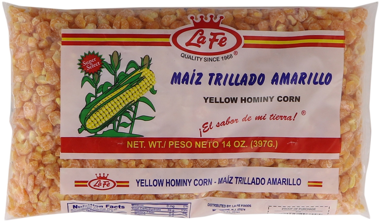 slide 1 of 1, La Fe Maiz Trillado Amarillo, 1 ct