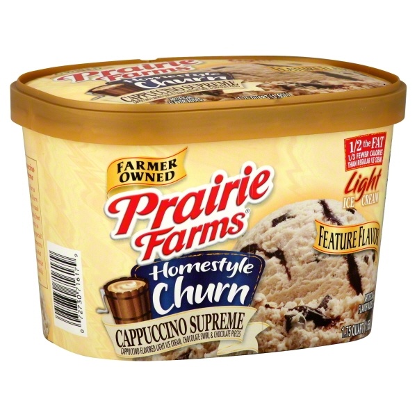 slide 1 of 1, Prairie Farms Homestyle Feature Ice Cream, 56 oz