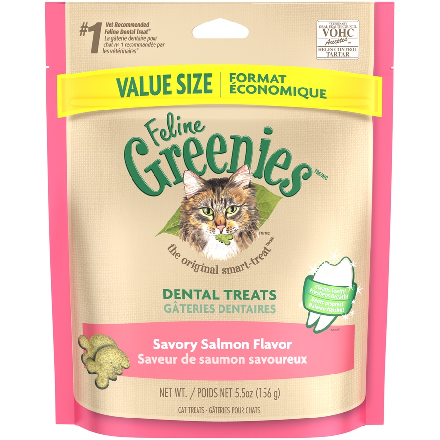 slide 1 of 1, Greenies Savory Salmon Flavor, 5.5 oz
