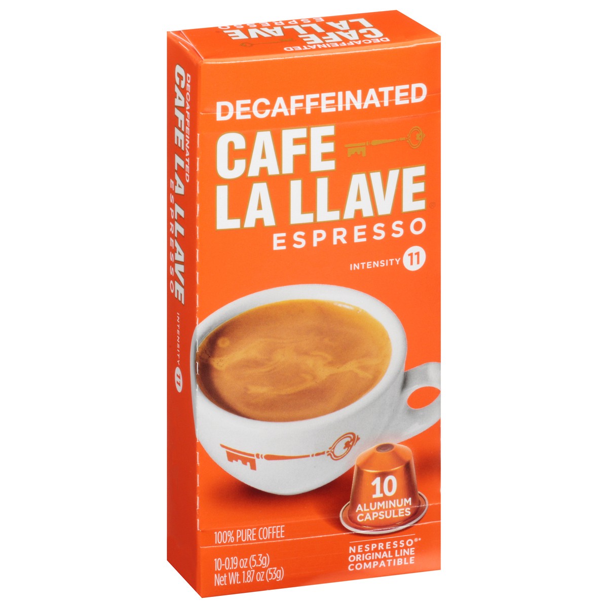 slide 5 of 13, Café La Llave Decaf Espresso Aluminum Capsules- 10 ct, 10 ct