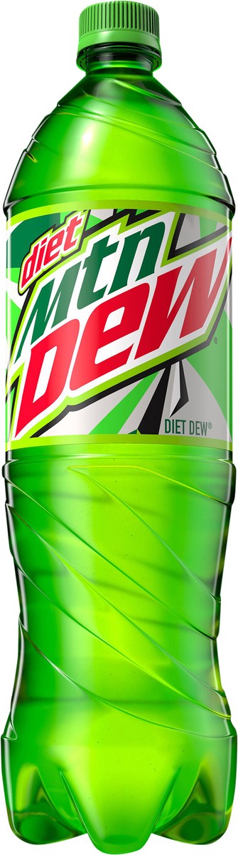 slide 2 of 4, Mountain Dew Diet Mtn Dew Soda Low Calorie DEW Citrus - 1.32 qt, 1.32 qt