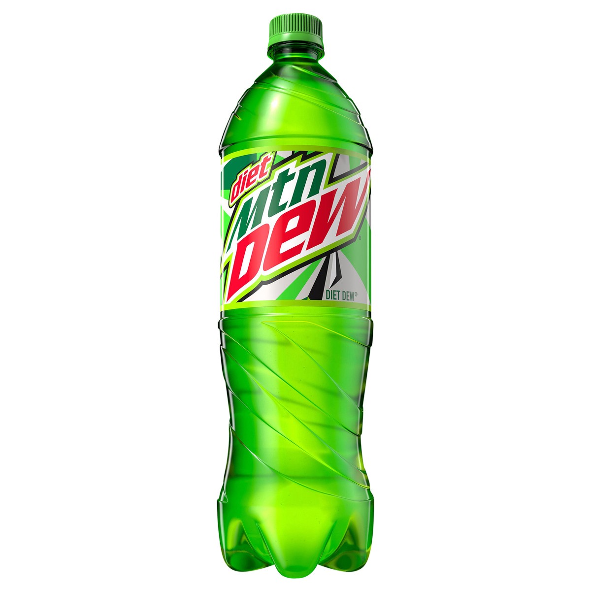 slide 1 of 4, Mountain Dew Diet Mtn Dew Soda Low Calorie DEW Citrus - 1.32 qt, 1.32 qt