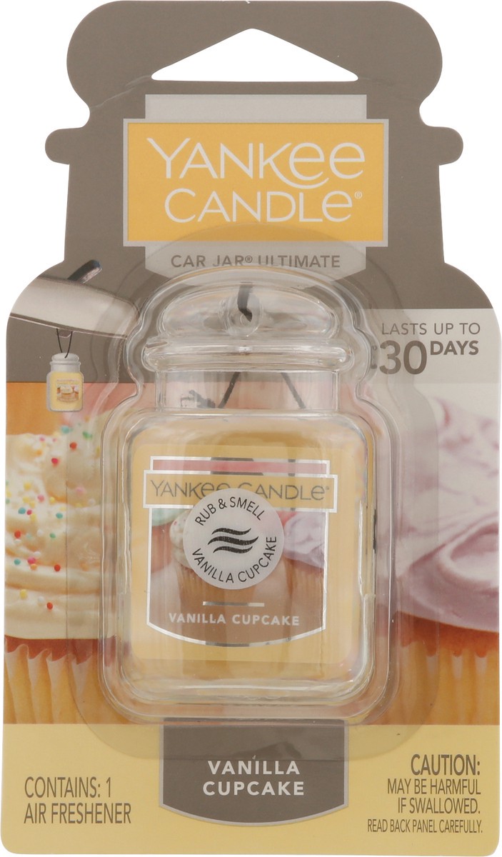slide 3 of 12, Yankee Candle Car Jar Ultimate Vanilla Cupcake Air Freshener 1 ea, 1 ct