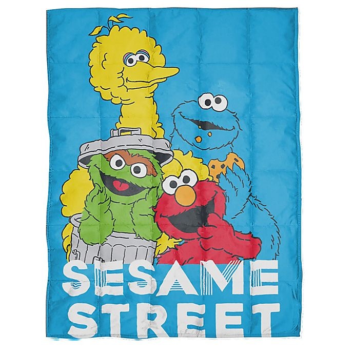 slide 1 of 1, Sesame Street Reversible Weighted Blanket, 1 ct