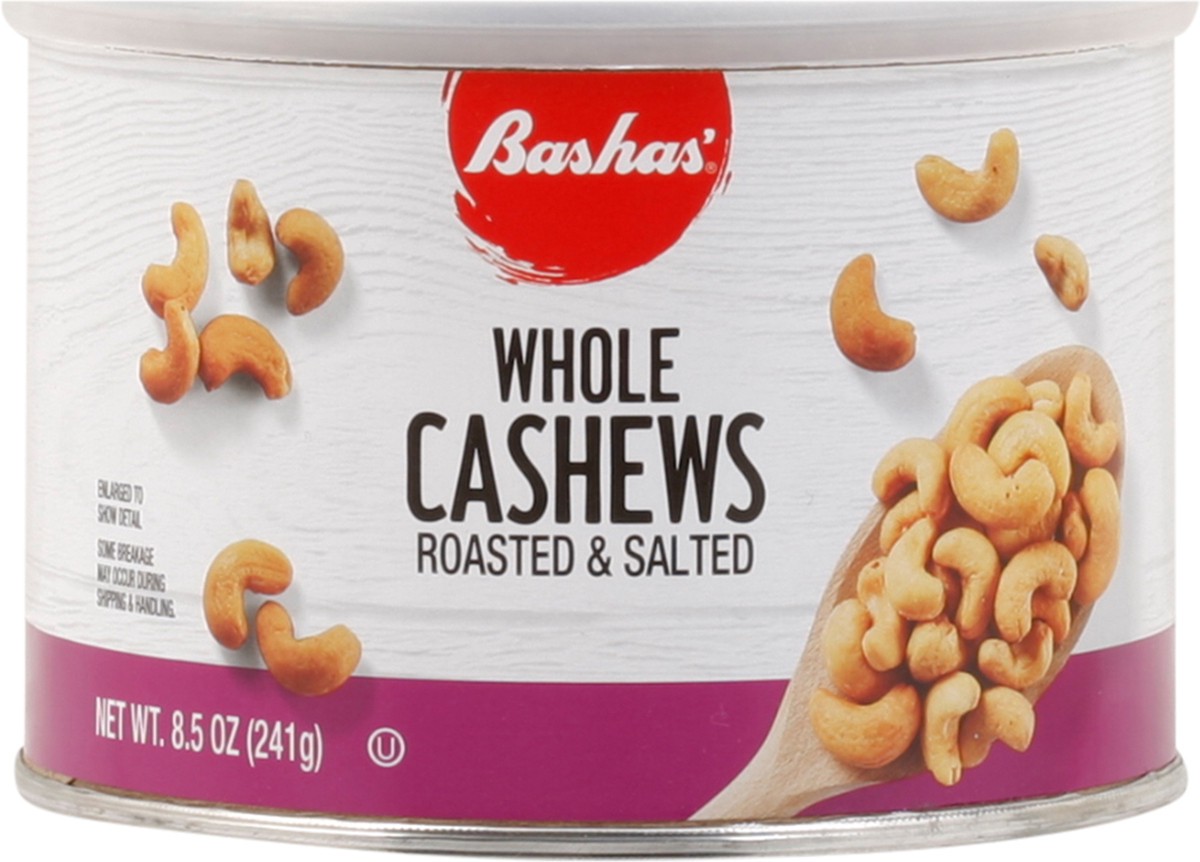 slide 3 of 13, Bashas Whole Cashews, 8.5 oz