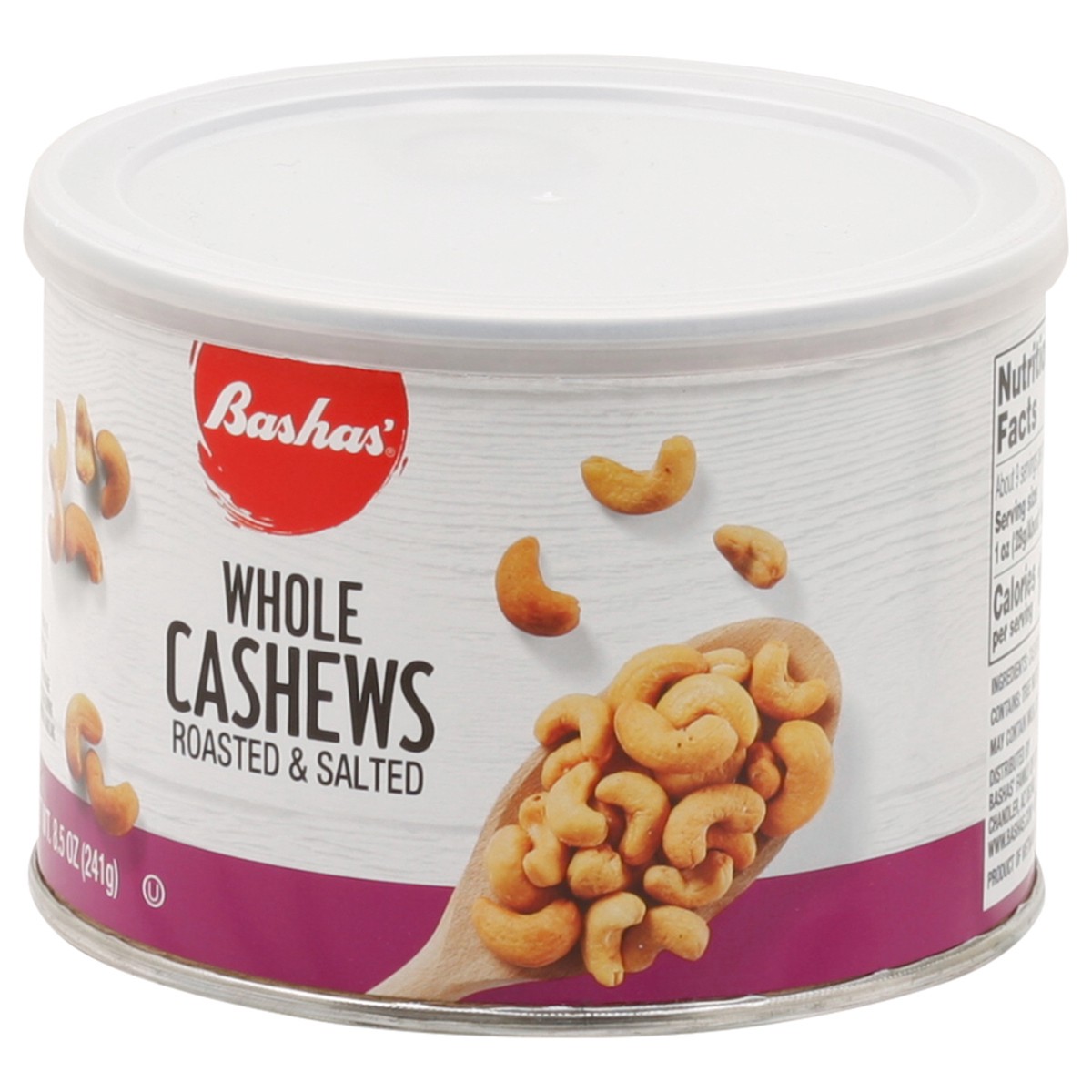 slide 9 of 13, Bashas Whole Cashews, 8.5 oz