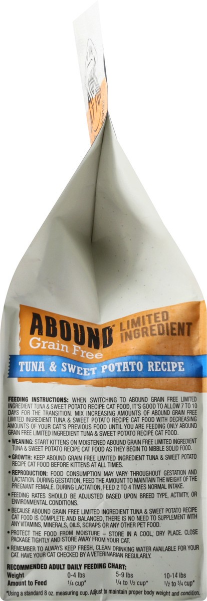 slide 8 of 9, Abound Limited Ingredient Grain Free Tuna & Sweet Potato Recipe Cat Food 48 oz, 48 oz