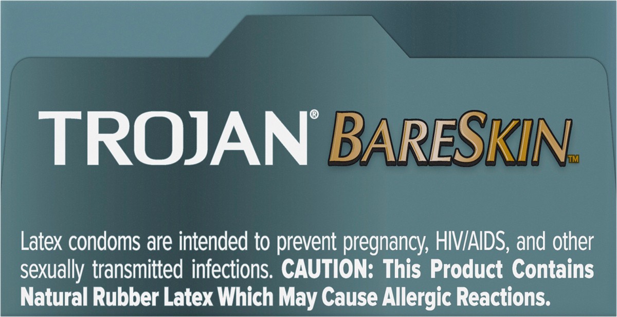 slide 9 of 9, Trojan Bareskin Lubricated Condoms - 10ct, 10 ct