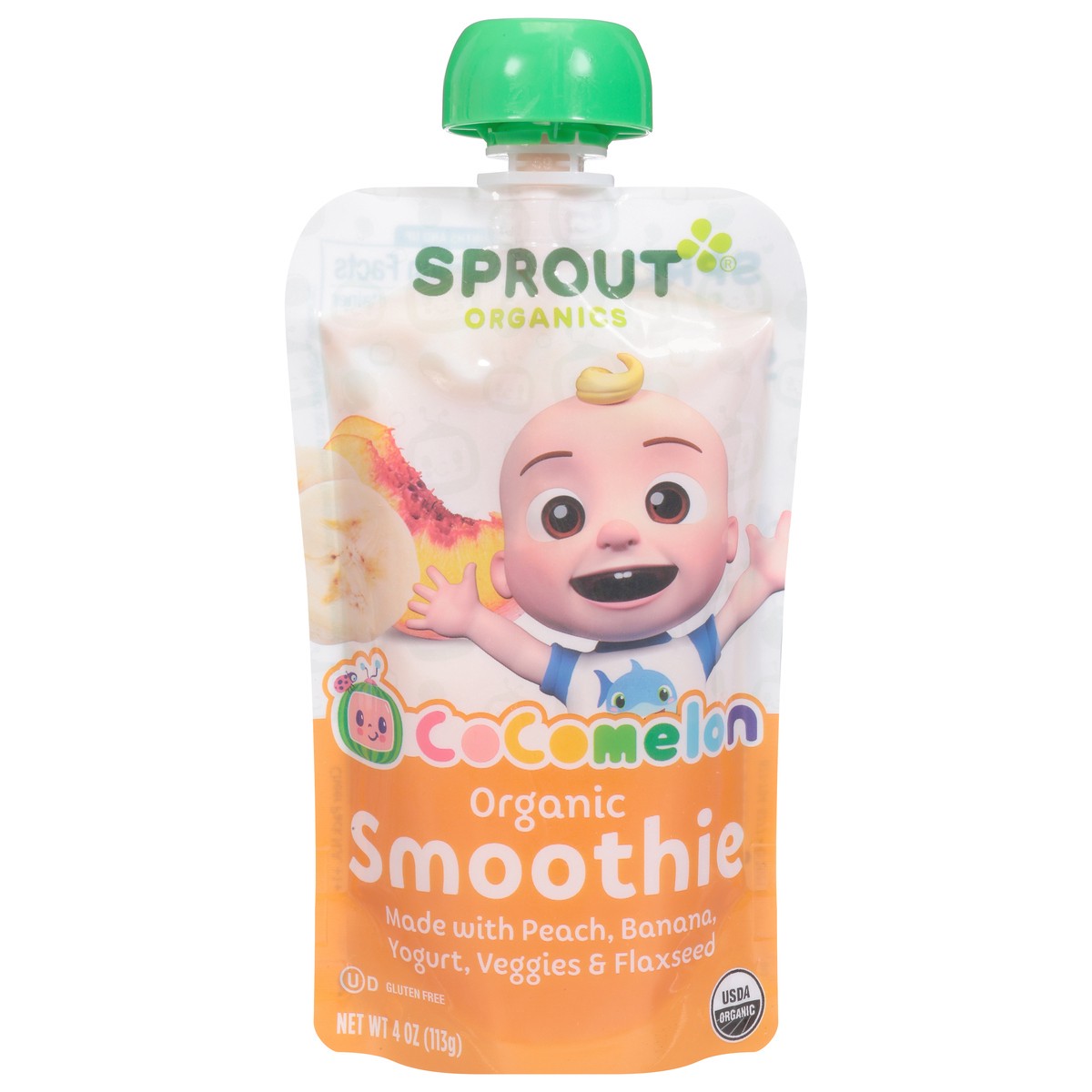 slide 1 of 13, Sprout Organics Cocomelon Organic Smoothie 4 oz, 4 oz