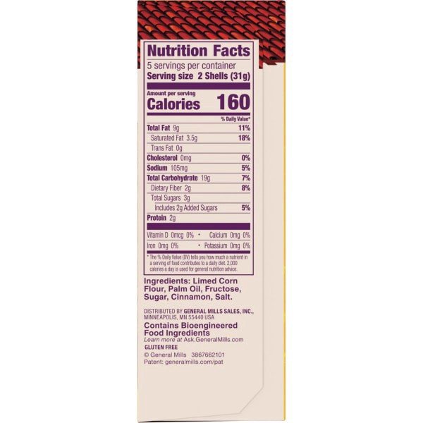 slide 7 of 29, Old El Paso Cinnamon Taco Shells Lto, 5.4 oz