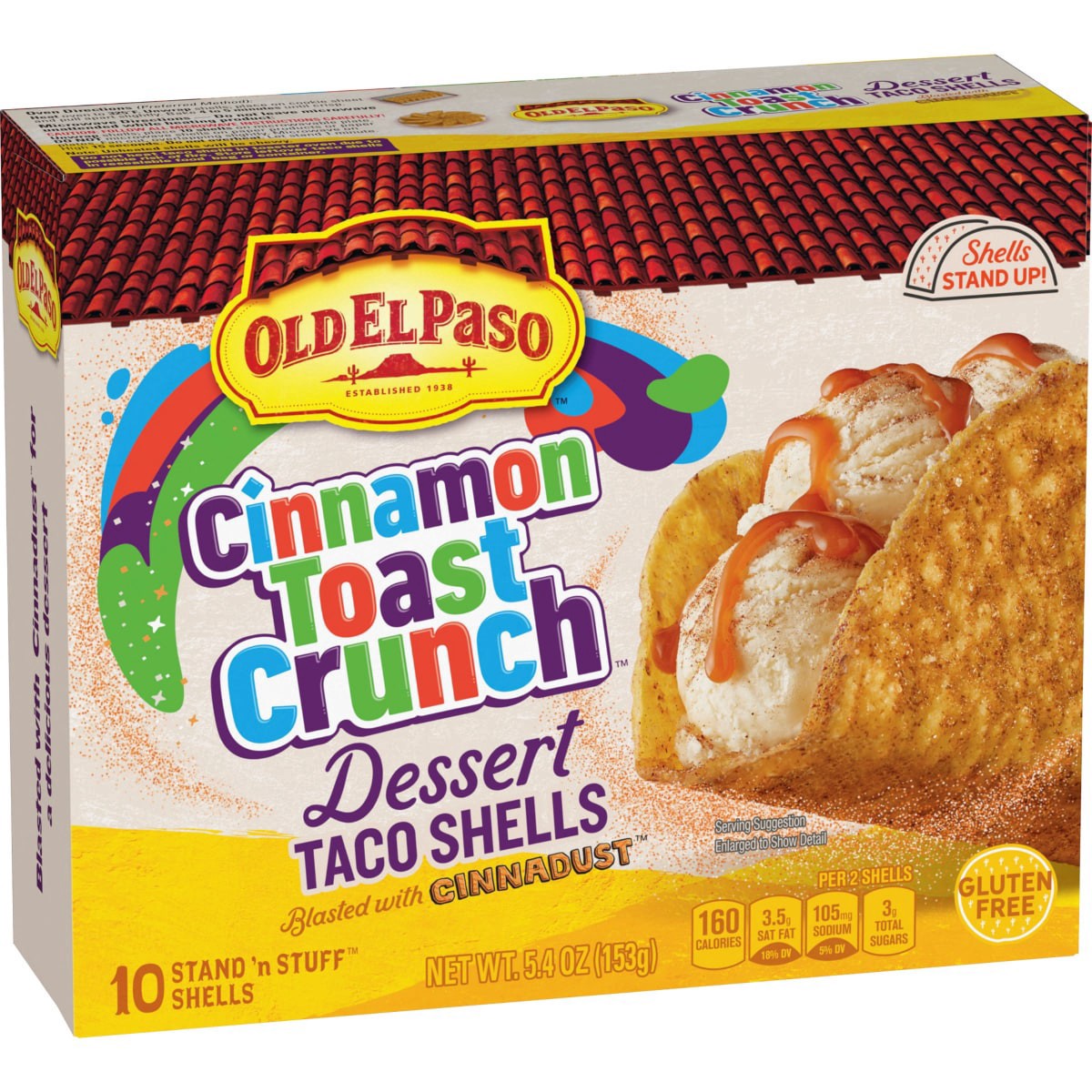 slide 25 of 29, Old El Paso Cinnamon Taco Shells Lto, 5.4 oz