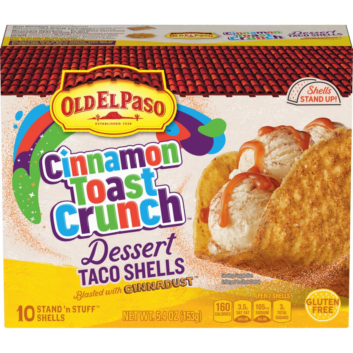 slide 1 of 29, Old El Paso Cinnamon Taco Shells Lto, 5.4 oz