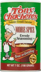Tony Chachere's Creole More Spice Seasoning 7 oz