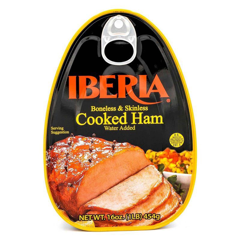 slide 1 of 2, Iberia Boneless & Skinless Cooked Ham - 16oz, 16 oz