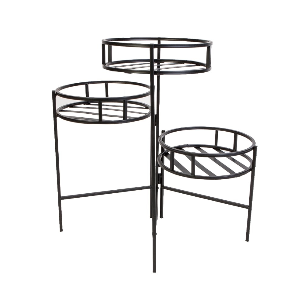 slide 1 of 1, Panacea 3-Tier Contemporary Plant Stand, 1 ct