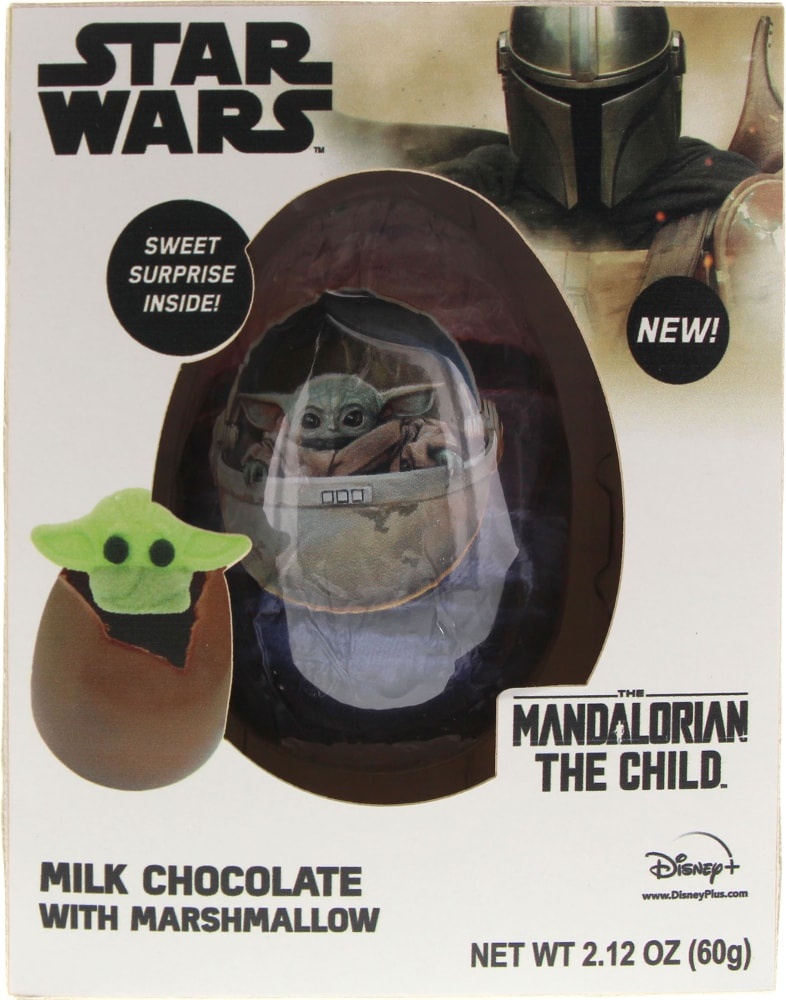 slide 1 of 1, Galerie Star Wars The Mandalorian Milk Chocolate Egg With Marshmallow, 2.12 oz