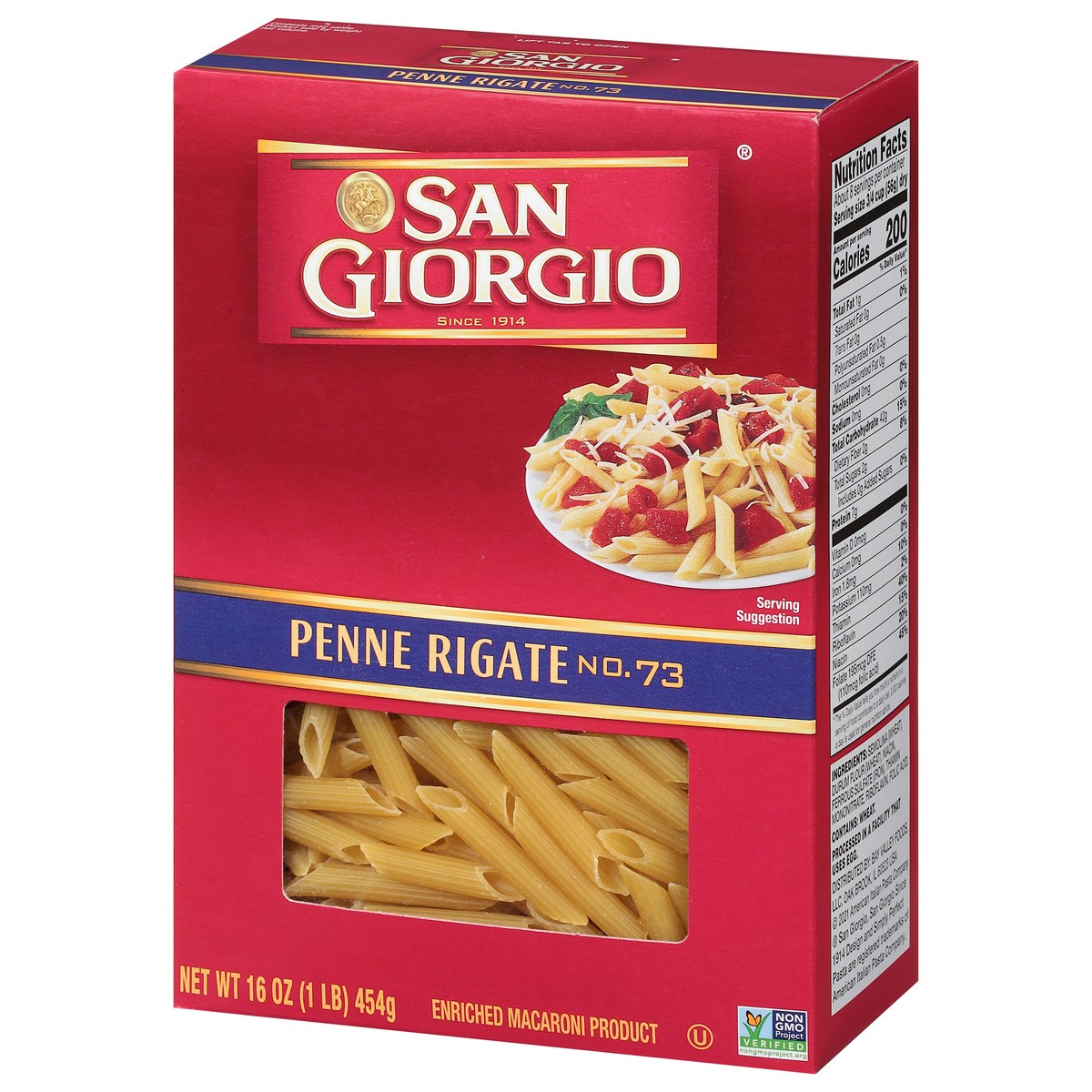 slide 8 of 9, San Giorgio No. 73 Penne Rigate 16 oz, 16 oz