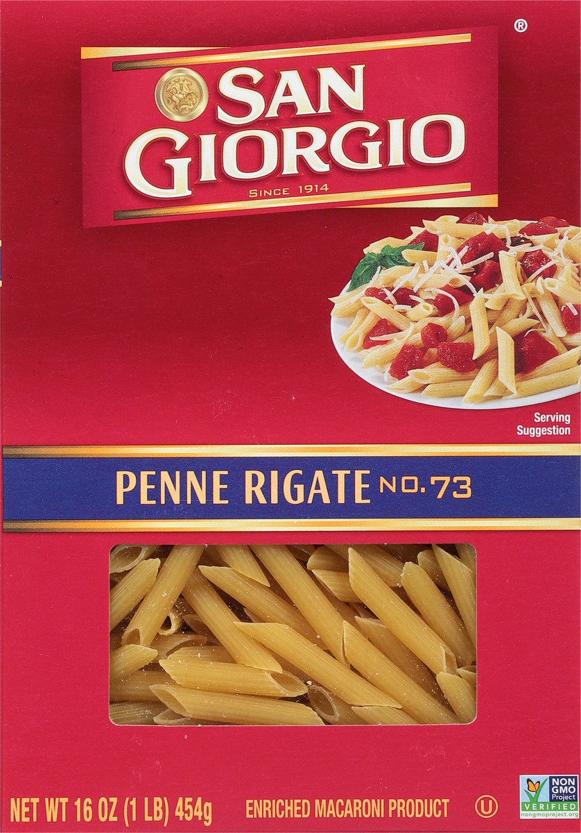 slide 3 of 9, San Giorgio No. 73 Penne Rigate 16 oz, 16 oz