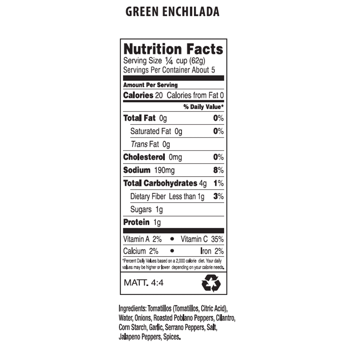 slide 5 of 5, Amalia's Cocina Green Enchilada Sauce 12 oz, 12 oz