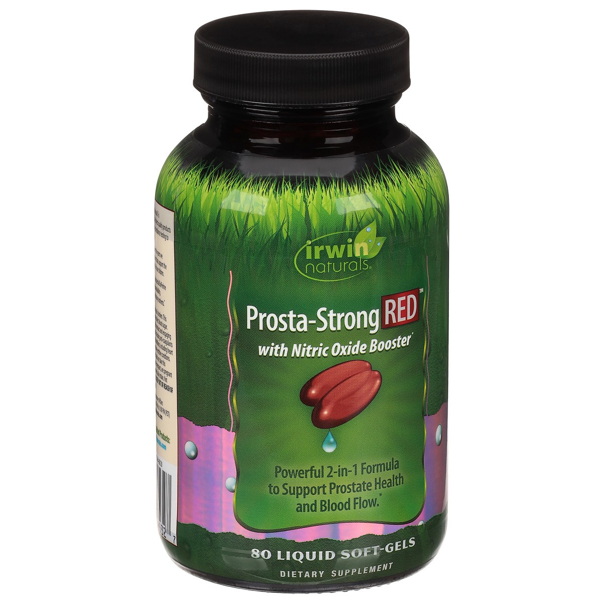 slide 2 of 9, Irwin Naturals Red Prosta-Strong with Nitric Oxide Booster 80 Liquid Soft-Gels, 80 ct