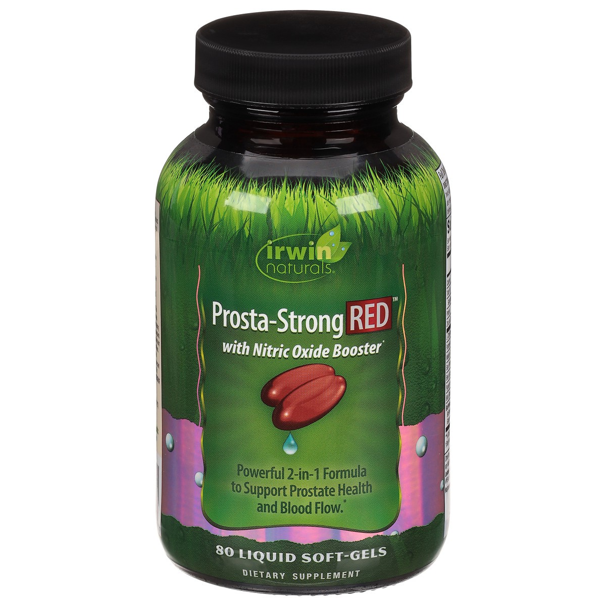 slide 1 of 9, Irwin Naturals Red Prosta-Strong with Nitric Oxide Booster 80 Liquid Soft-Gels, 80 ct