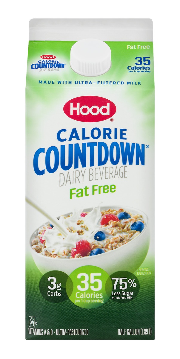 slide 1 of 1, Hood Calorie Countdown Fat Free Dairy Beverage, 64 fl oz