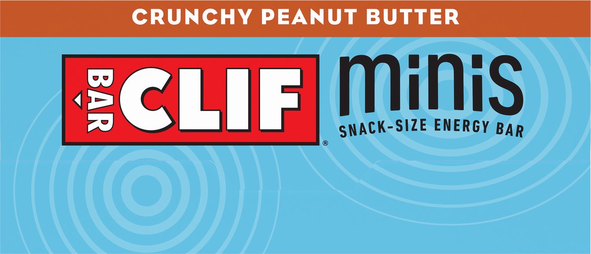 slide 9 of 9, CLIF BAR Minis - Crunchy Peanut Butter - Made with Organic Oats - 5g Protein - Non-GMO - Plant Based - Snack-Size Energy Bars - 0.99 oz. (10 Pack), 0.99 oz, 10 ct