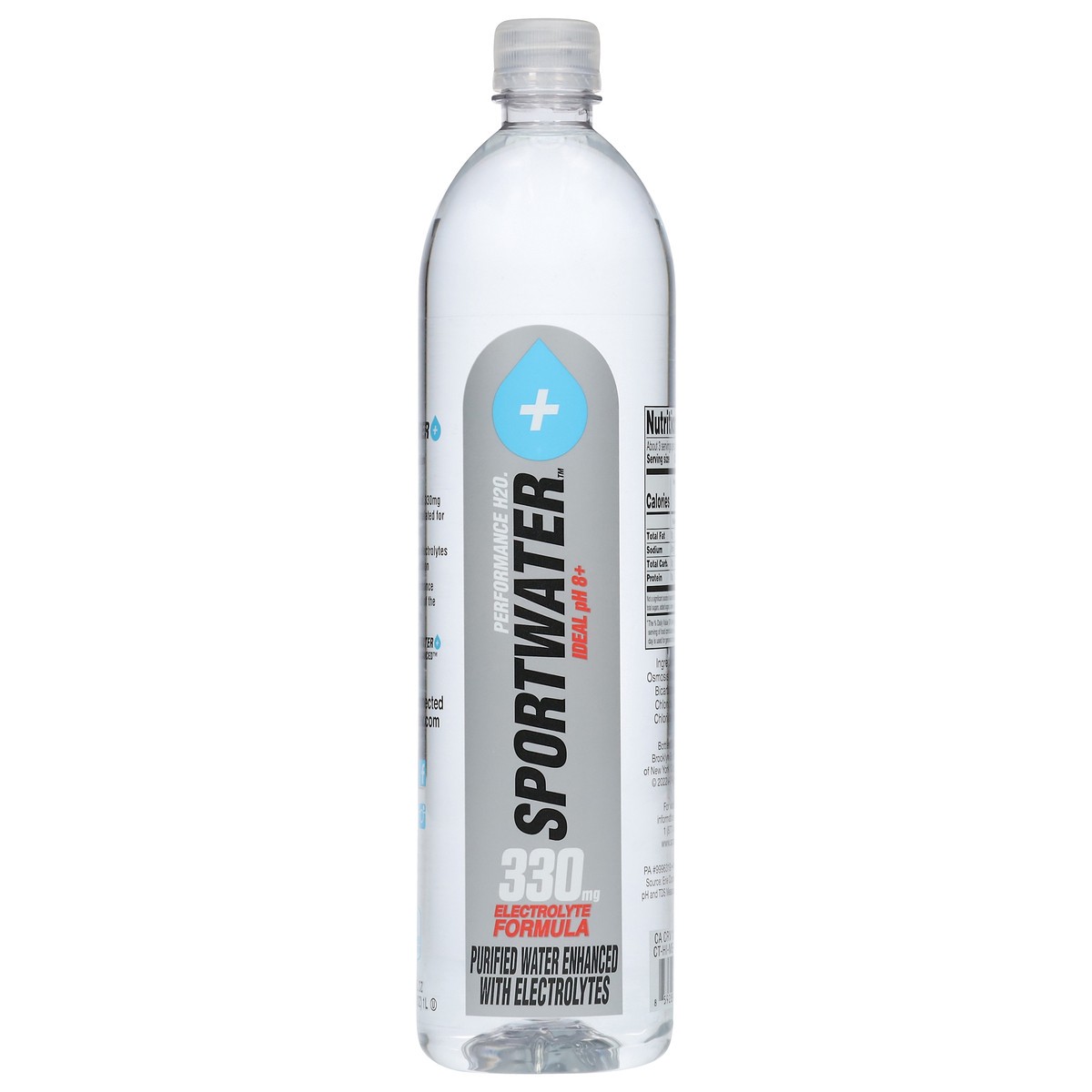 slide 1 of 13, Sportwater Electrolyte Formula Purified Water 33.8 fl oz, 33 oz