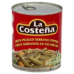 La Costeña Serrano Peppers 26 oz