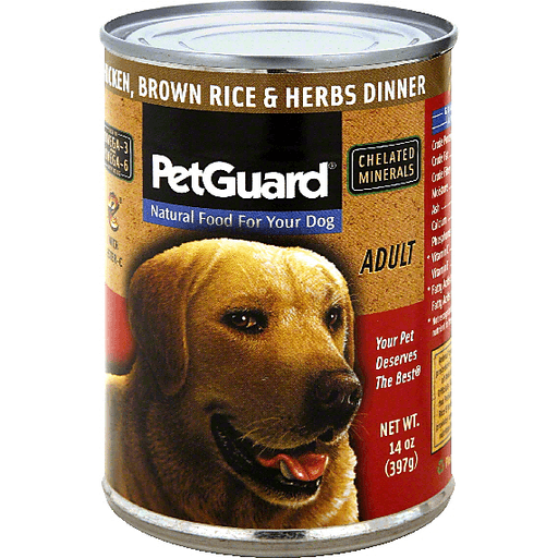 slide 1 of 1, PetGuard Chicken Rice Herb Adlt Dog Food, 14 oz