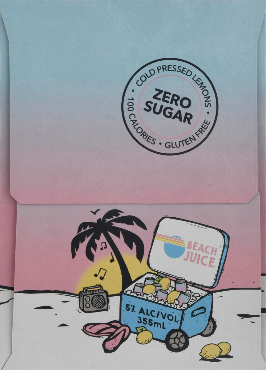 slide 7 of 10, Beach Juice Lemonade Vodka 4 - 355 ml Cans, 4 ct
