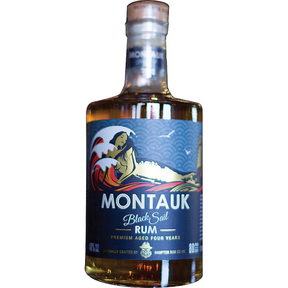 slide 1 of 1, Montauk Black Sail Rum, 750 ml