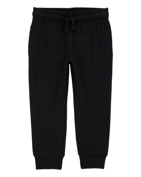 slide 1 of 3, Carter's Carters Toddler Pull-On Drawstring Joggers - Black Black 2T, 1 ct