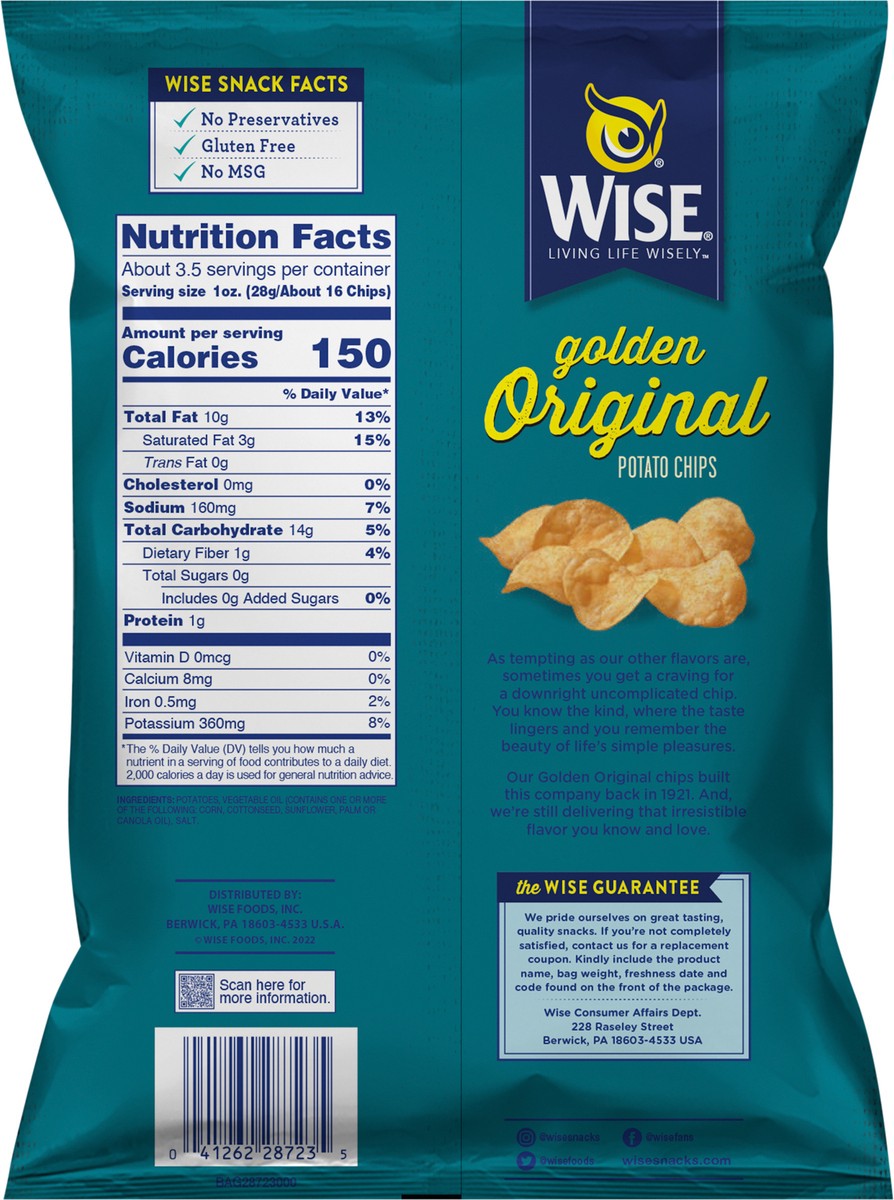 slide 2 of 3, Wise Golden Original 3.25 Oz, 3.25 oz