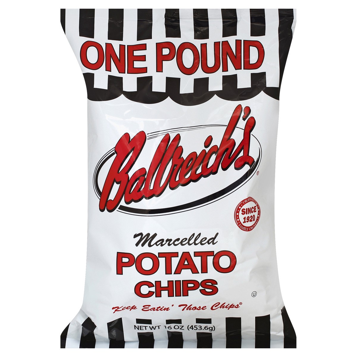 slide 4 of 6, Ballreichs Potato Chips 16 oz, 16 oz