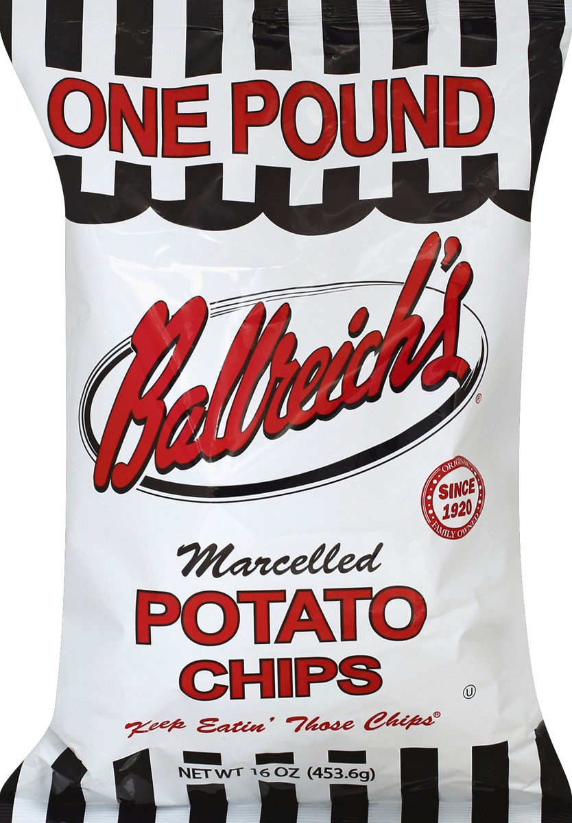 slide 1 of 6, Ballreichs Potato Chips 16 oz, 16 oz