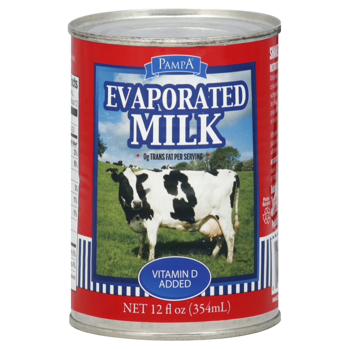 slide 2 of 2, Pampa Evapor Milk, 12 oz