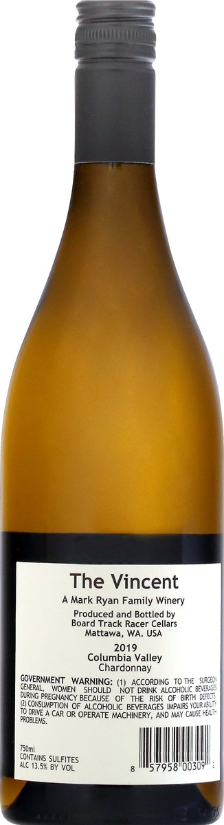slide 5 of 9, The Vincent Columbia Valley Chardonnay 750 ml, 750 ml