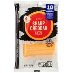 Giant Cheese Slices Cheddar Sharp -10 ct