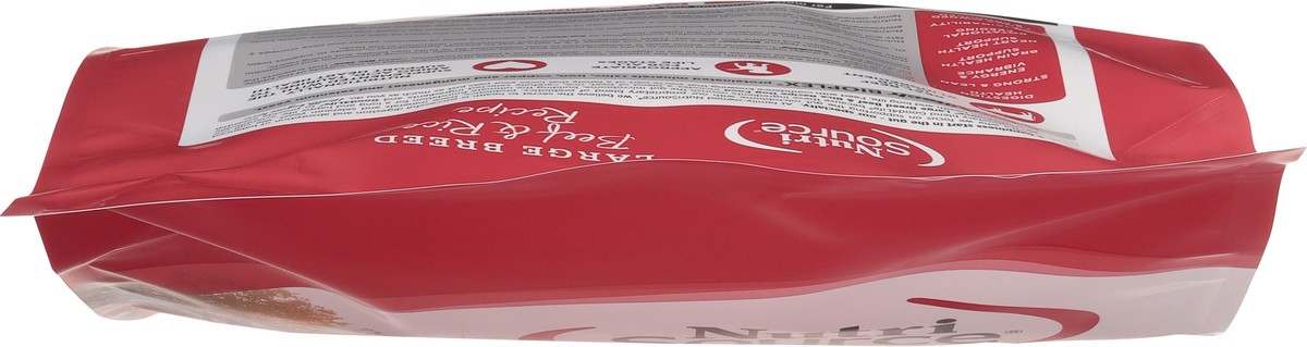 slide 2 of 14, NutriSource Large Breed For All Life Stages Beef & Rice Recipe Dog Food 26 lb, 416 oz