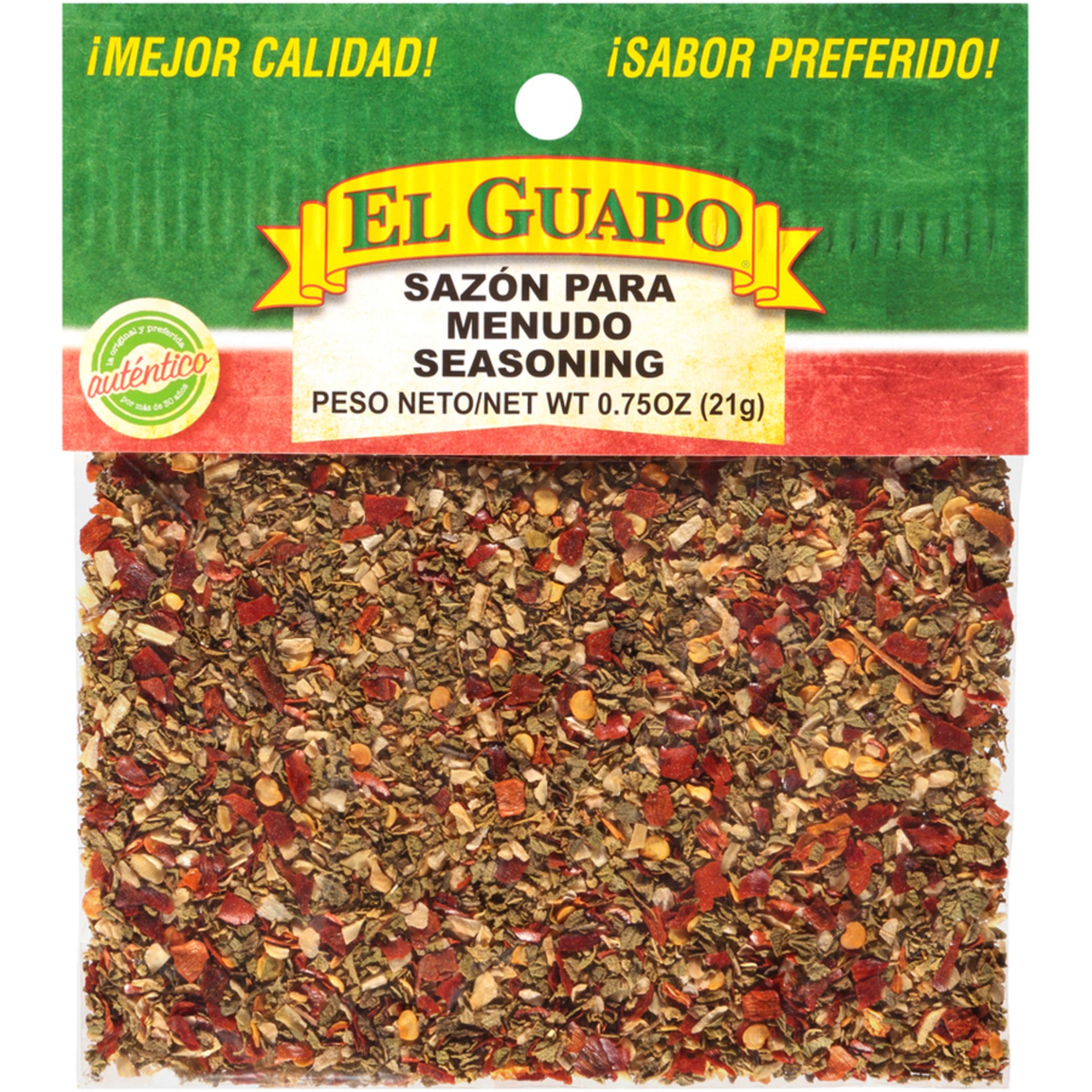 slide 1 of 5, El Guapo Menudo Seasoning (Sazon Para Menudo), 0.75 oz, 