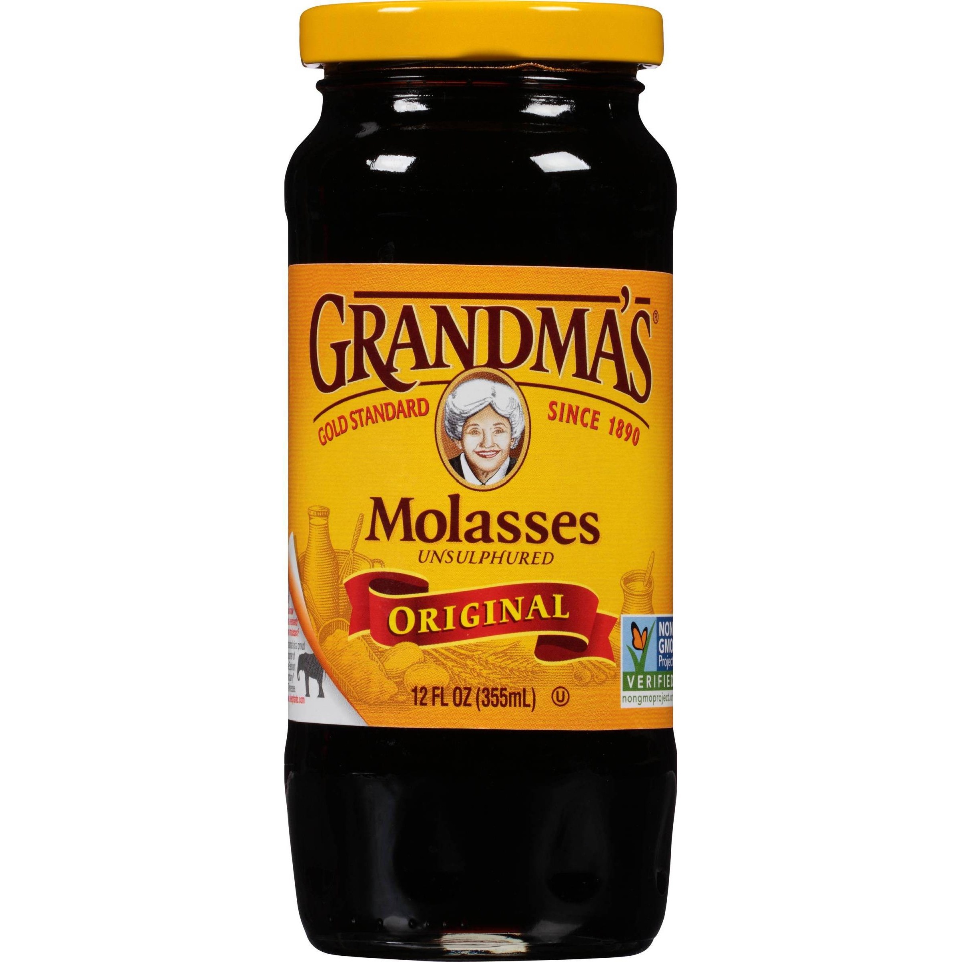 slide 1 of 6, Grandma's Molasses Original Unsulphured Molasses, 12 oz
