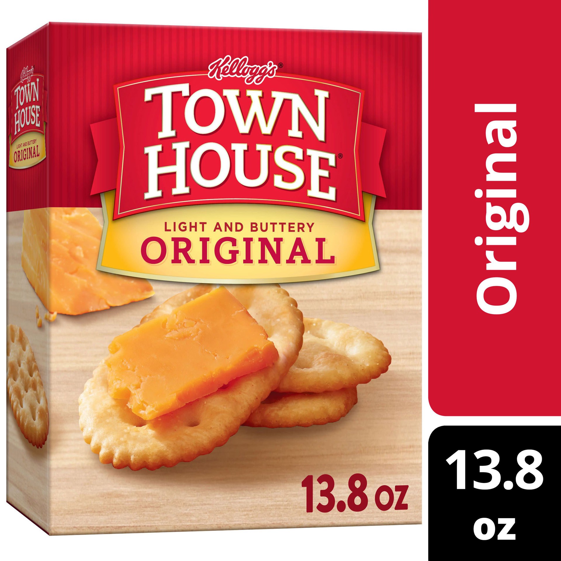 slide 1 of 101, Town House Kellogg's Town House Original Snack Crackers - 13.8oz, 13.8 oz