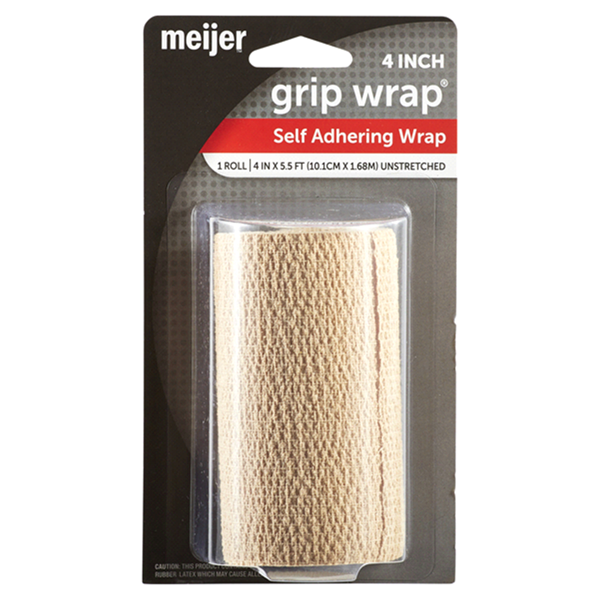 slide 1 of 1, Meijer SelfGrip Athletic Tape/Bandage, Maximum Support, Beige, 4, 4 ft