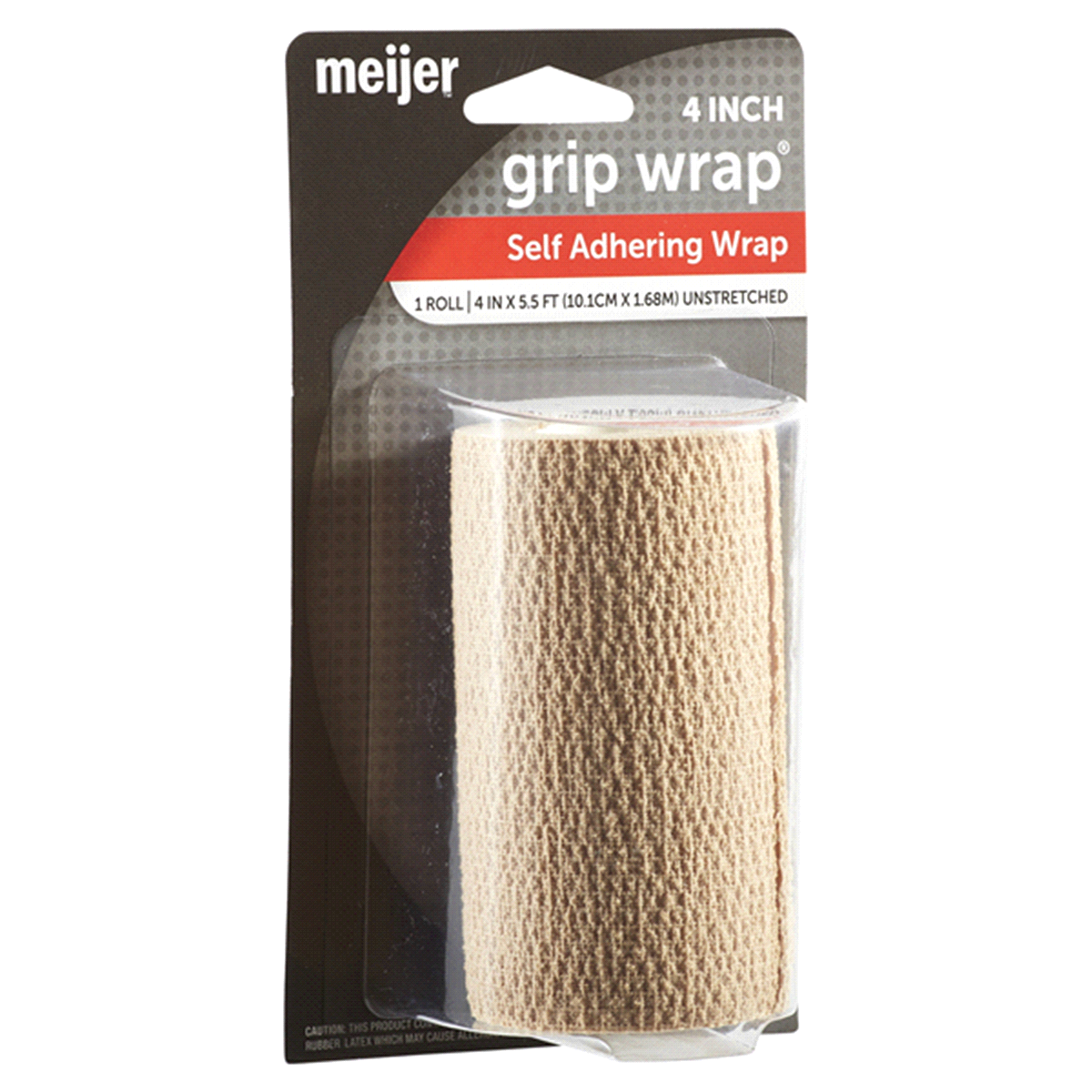 slide 28 of 29, Meijer Self Grip Elastic Bandage, Maximum Support, Beige, 4", 4 in