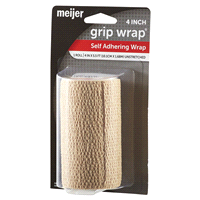 slide 20 of 29, Meijer Self Grip Elastic Bandage, Maximum Support, Beige, 4", 4 in