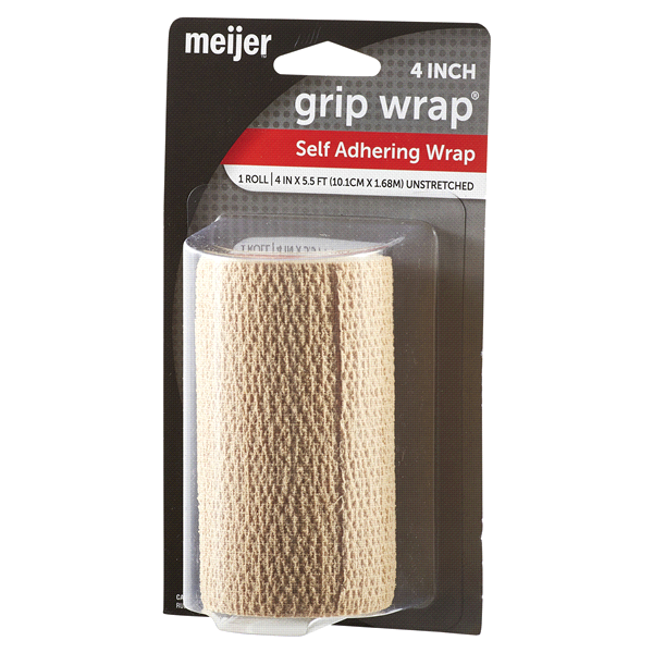 slide 24 of 29, Meijer Self Grip Elastic Bandage, Maximum Support, Beige, 4", 4 in