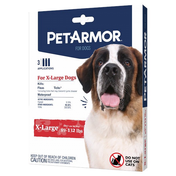 slide 15 of 21, Petarmor Flea&Tick For Dogs 89-132Lb, 1 ct
